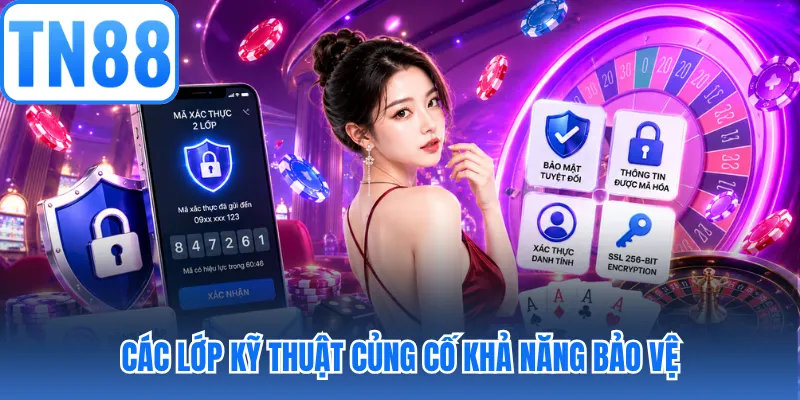Các lớp kỹ thuật củng cố khả năng bảo vệ