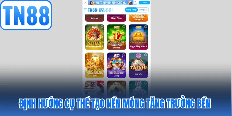Định hướng cụ thể tạo nền móng tăng trưởng bền